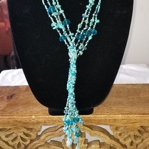 Beaded necklace set